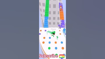 Bridge Race-All Levels Gameplay Android,ios Walkthrough Mobile Game New#shorts#bridgerace