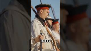 Yorktown's Echo: A Drummer Boy's Courage in Battle #shorts
