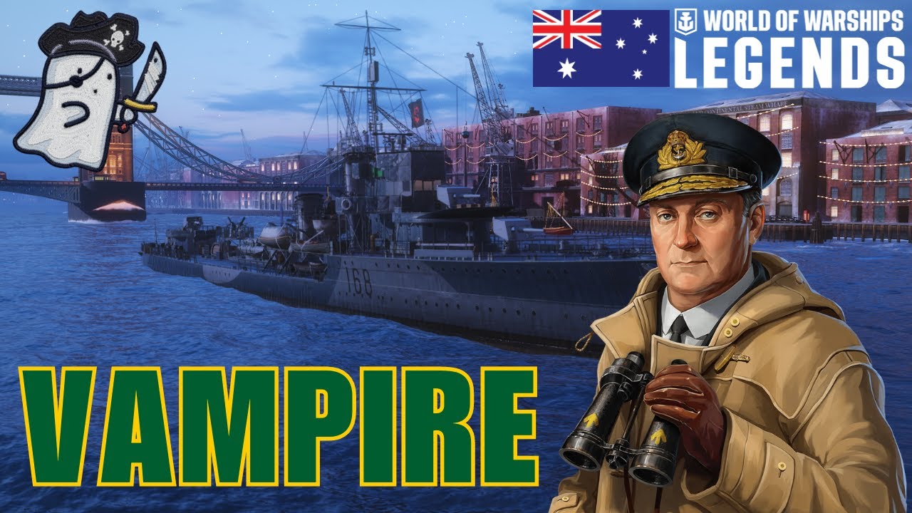 The Forgotten OG Australian Ship - VAMPIRE || World of Warships: Legends
