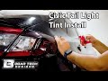 How to install diy tint kit for honda civic tail lights