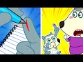 Mommy wolf baby got a boo boo  baby pretend play boo boo  funny cartoon for kids  mommywolf