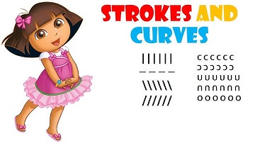 How to learning of Strokes and Curves.... Skills of pre-writing.... How to  teach kid