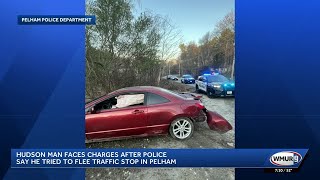 Hudson man faces charges after police say he tried to flee traffic stop in Pelham