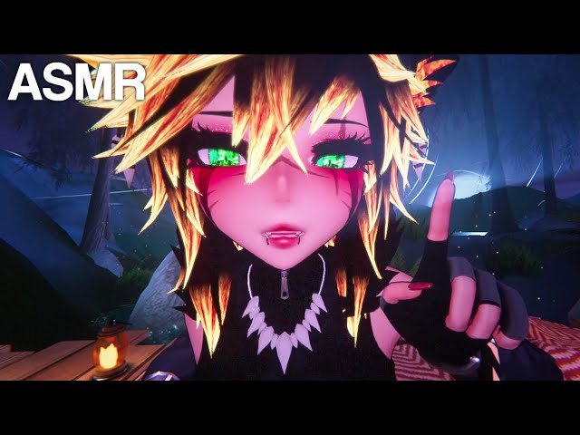 Faintly Subtle Ear Scratching & Whispers - VRChat ASMR [Binaural Audio + Face & Eye Tracking]