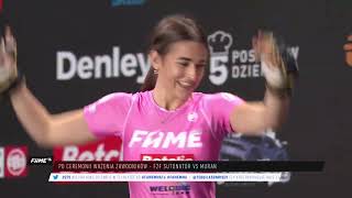 Wiktoria Wiki Jaroniewska Vs Marta Martirenti Rentel - Media Trening- F2F- Ważenie - Fame Mma 16