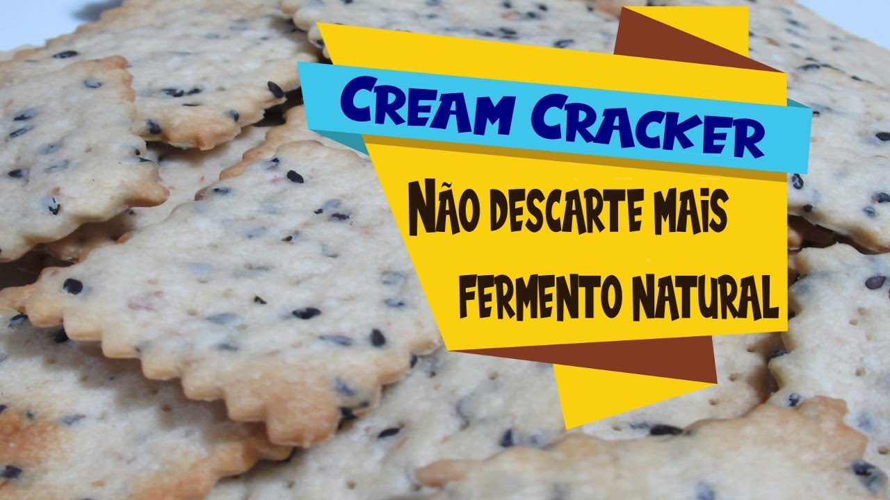 Cream Cracker de Fermento Natural Levain