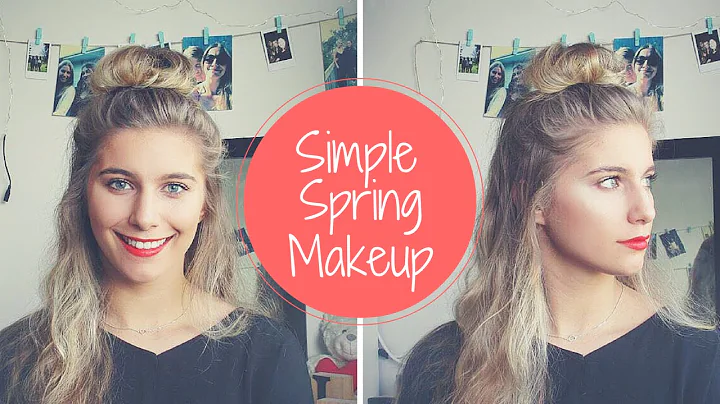 GRWM Simple Spring Inspired Day Makeup | Leah Hend...