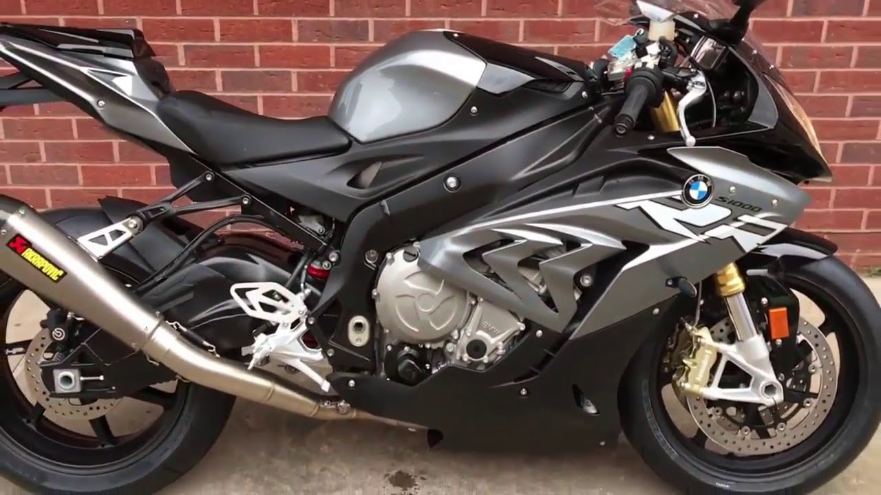 BMW S1000RR 2017 hot AKRAPOVIC FULL SYSTEM. - YouTube