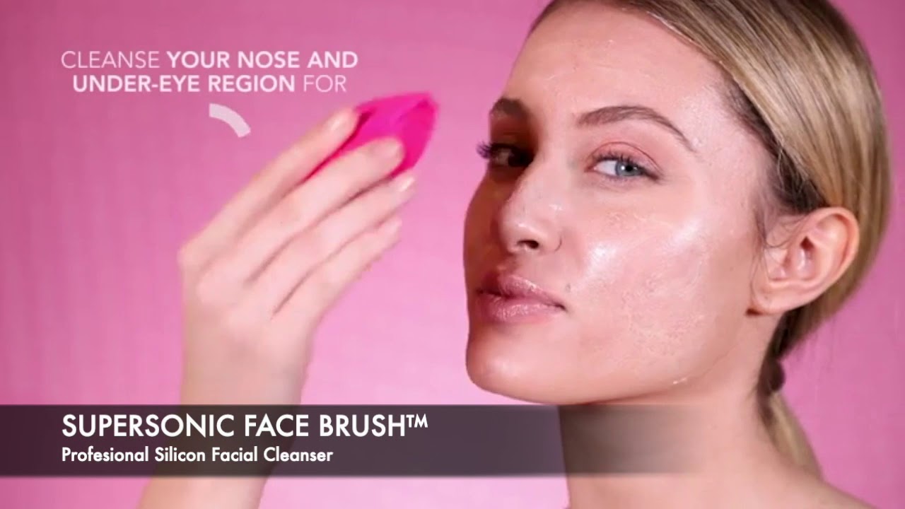 Supersonic Face Brush™ Professional Silicon Facial Cleanser