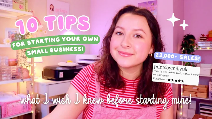 10 TIPS FOR STARTING YOUR OWN SMALL BUSINESS ✿ things I wish I knew before starting mine!