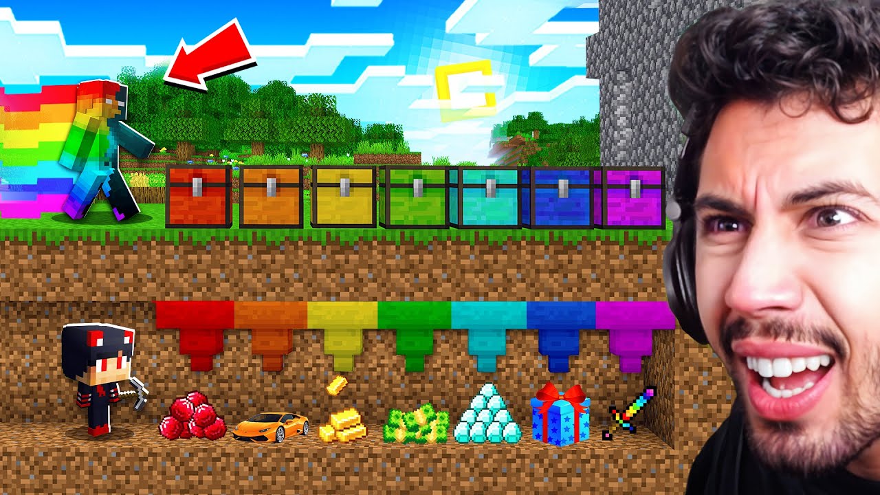 اكتشفنا صناديق الكائن الملون الغامضة في قرية ماين كرافت !!؟