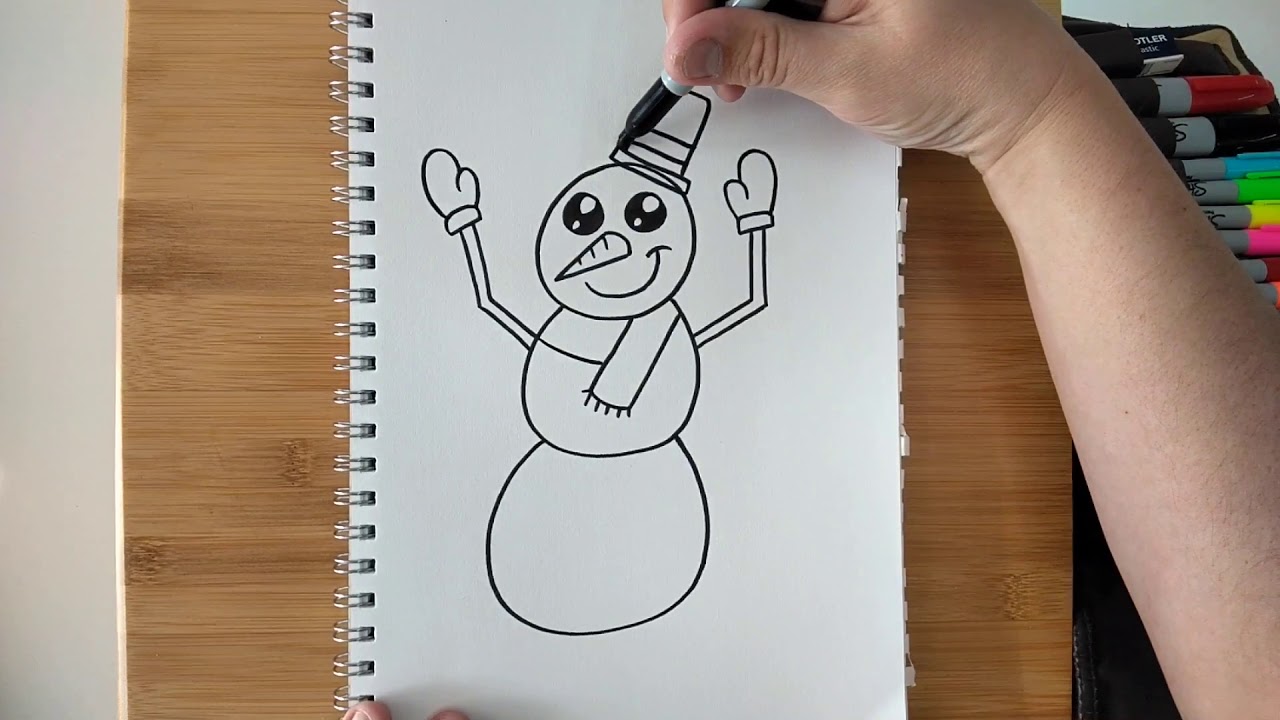 Community Colours: How to Draw a Snowman