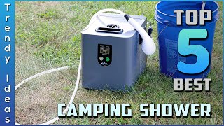 Top 5 Best Camping Shower Review in 2022 - YouTube