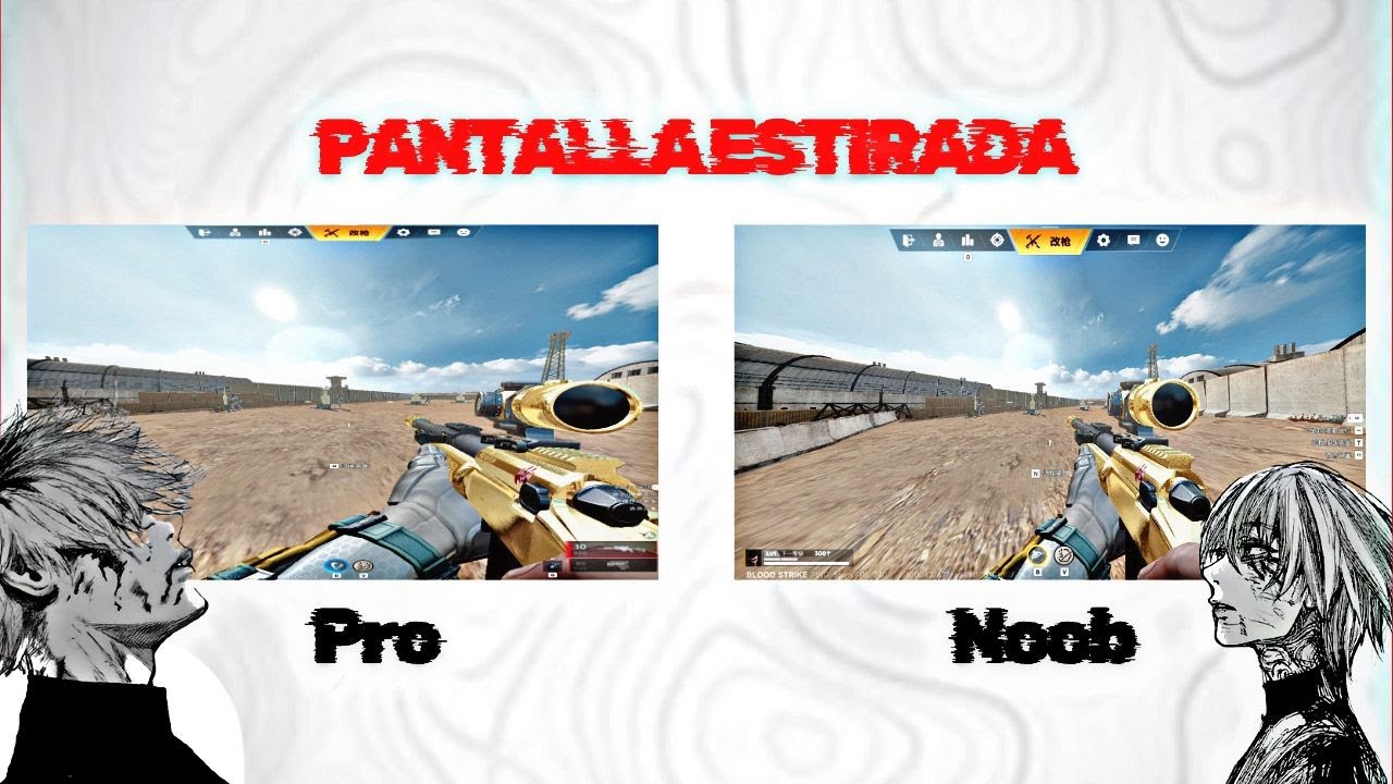 Como ESTIRAR la pantalla en Blood Strike MÉTODO (2025)