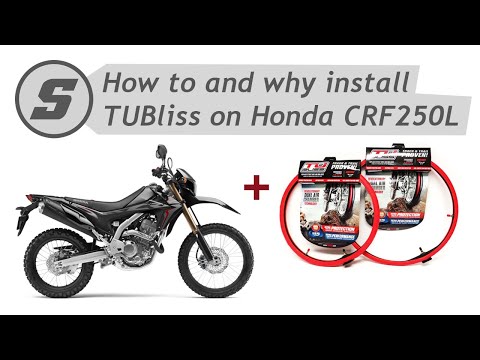 How to and why install TUBliss tubeless system on Honda CRF250L