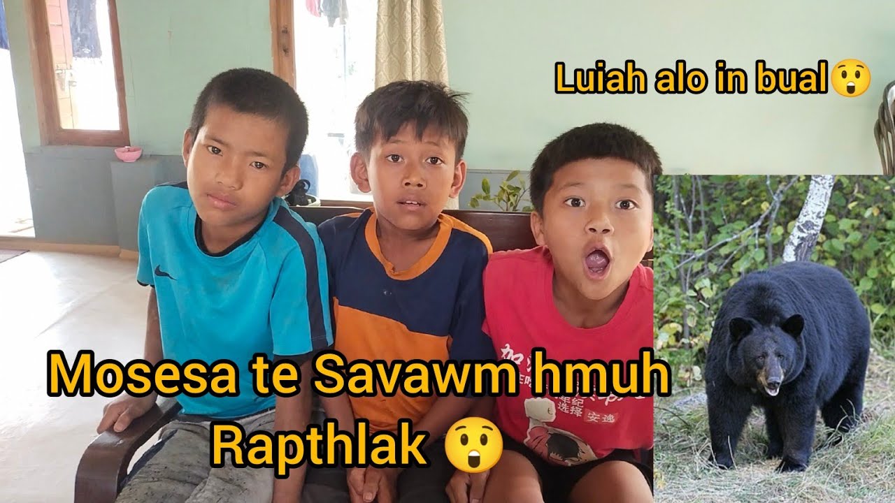 Mosesa leh Savawm  in um chungchang 😲. A Chapal pawh a tlansan 🤣.