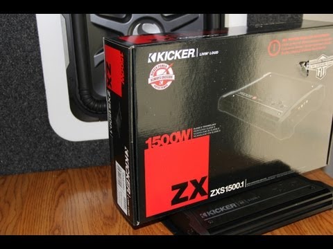 Kicker ZXS1500.1 Monoblock 1500 Watt Amplifier -  Unboxing