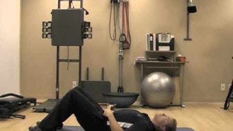 Core stability exercises - dead bug level 1