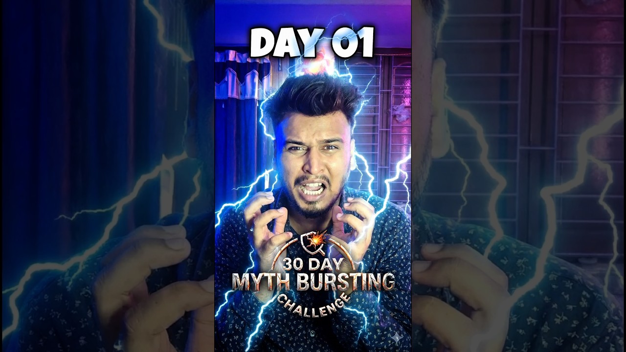 DAY 01 / 30 DAY MYTH BURSTING CHALLENGE