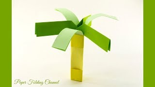 How to make origami palm tree, palma, drzewko palmowe. paper 11 x 4''
2'' design by didier boursin music: chris haugen - temptation