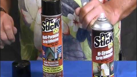 Pro Stick Spray Adhesive MPEG 2 422 Program stream, 15 Mbps