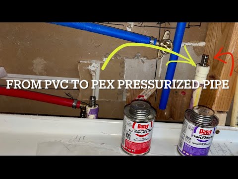 Video: ¿Puedes conectar PEX a CPVC?