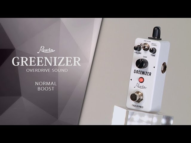 ROWIN / ギターエフェクター GREENIZER - YouTube