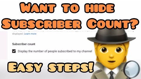 How to hide Subscribers on Youtube 2020 - Easy Steps using Mobile | This is Chang