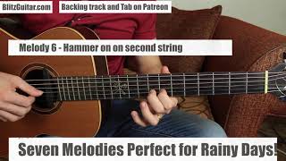 Seven Melodies Perfect for Rainy Days. Fingerstyle solo Ep.4 chords