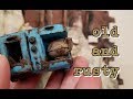 Rusty Polymer Clay Miniature Appliance (Abandoned Coffee Shop 7)