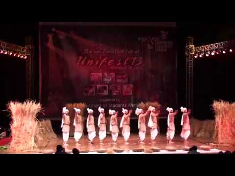 Haryanvi Folk Dance Kissan Dance  Jam K barso Ram Ji National Youth Festival sandilya24