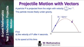 Modelling Projectile Motion with Vectors | Mr Mathematics