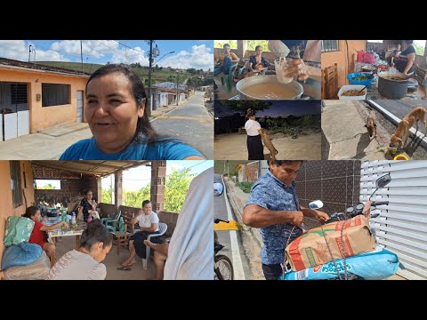 Nosso dia em família almoço na roça da sogra feira  livre  feijoada e lanche da tarde Ana Paula Al