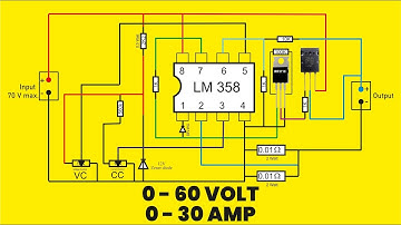 0-60V 0-30Amp Adjustable Voltage And Current Variable Power Supply