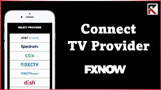 How To Connect TV Provider Fxnow App | Sign In FX Network App screenshot 1