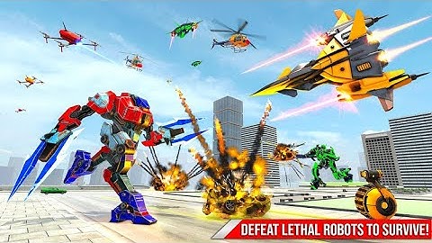 Air Robot Game - Flying Robot Transforming Plane  Mizo Studio Inc gameplay#2