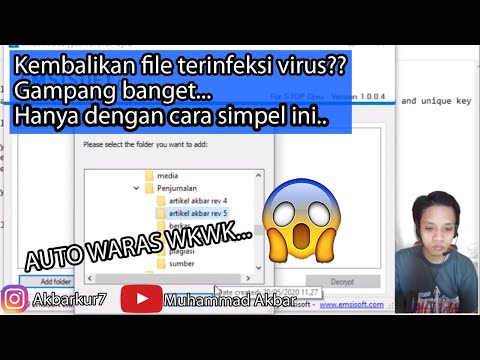Pulihkan file terinfeksi