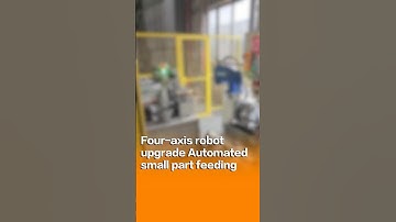 Automated smallpart feeding system upgrade #robot #automation #automatedline #productionline #feeder