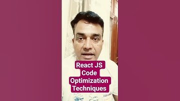 React JS Code Optimization Techniques