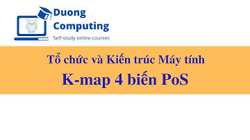 TC&KTMT - IT012 - PH002 - Rút gọn luận lý bằng K-map 4 biến dạng PoS