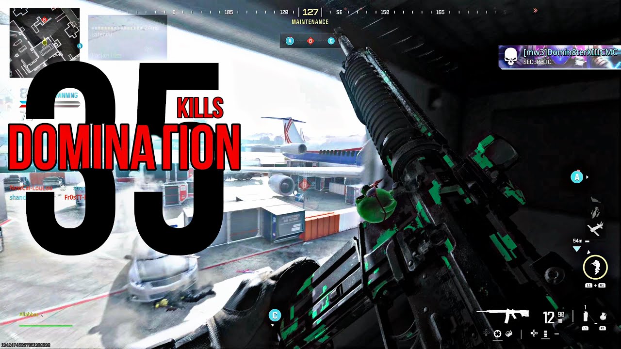 35 Kills Domination Rampage - Call of Duty: Modern Warfare 3 Gameplay