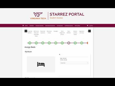 StarRez Room Selection