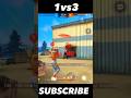 Impossible 1VS3 Cs Best Clutch Ever in Seconds 😱 🤯 #shorts #ironicff #short #freefire #shortvideo