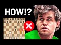 Carlsen breaks every rule then wins in 22 moves
