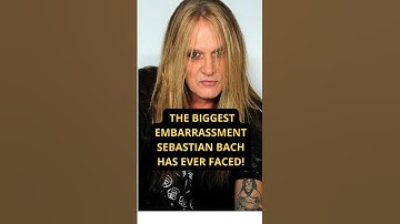 THE BIGGEST EMBARRASSMENT SEBASTIAN BACK HAS EVER FACED! #shorts #sebastianbach #rock #song