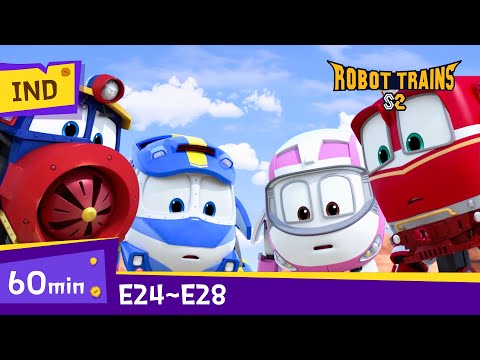 Robot TrainS2 | EP24~EP28 (60min) | pari episode | Bahasa Indonesian