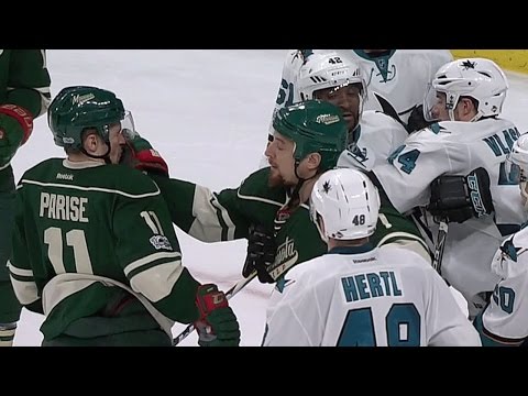 Gotta See It: Stewart accidentally takes a swing at Parise