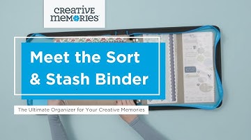 Meet the Sort & Stash Binder: The Ultimate Organizer for Your Decorative Scrapbooking Supplies