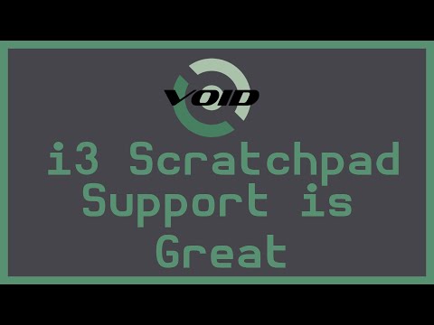 I3 scratchpad support is just fine