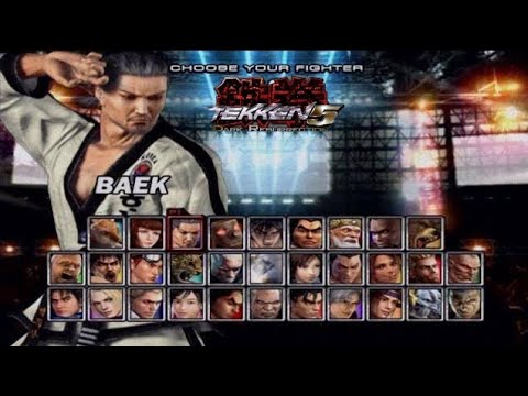 Tekken 5 Dark Resurrection - BAEK DOO SAN Story Battle Mod - PPSSPP Android Game play